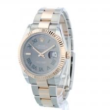 Gents Rolex Datejust 41 126331 18ct Rose Gold   Stainless Steel case with Wimbledon dial