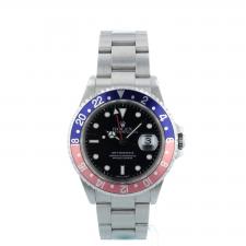 Gents Rolex GMT Master II 16710 Steel case with Black dial