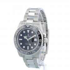 Gents Rolex GMT Master II 126710GRNR Steel case with Black dial