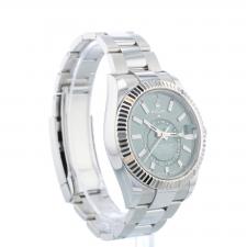 Gents Rolex Sky Dweller 336934 Stainless Steel case with Mint Green dial