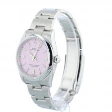Gents Rolex Oyster Perpetual 36 126000 Stainless Steel case with Pink dial
