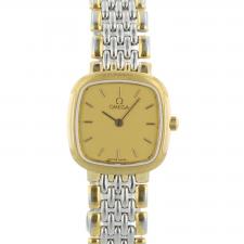 Omega De Ville 795.0898.2 23mm Gold Dial Gold Plated and Stainless Steel 1991
