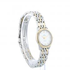 Ladies Omega DeVille 42420246005001 18ct Yellow Gold Stainless Steel case with White MOP dial