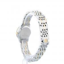 Ladies Omega DeVille 42420246005001 18ct Yellow Gold Stainless Steel case with White MOP dial