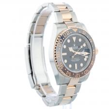 Gents Rolex GMT Master II 126711CHNR 18ct Rose Gold Stainless Steel case with Black dial