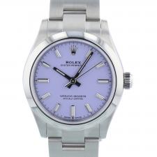 Ladies Rolex Oyster Perpetual 31 277200 Stainless Steel case with Lilac dial