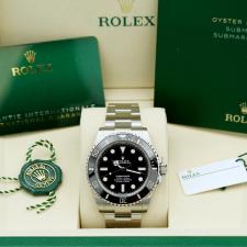 Gents Rolex Submariner Non Date 124060 Steel case with Black dial