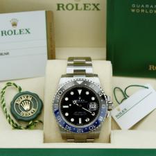 Gents Rolex GMT Master II 116710BLNR Steel case with Black dial