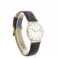 Gents Omega Dress   9 CT case with Silver dial
