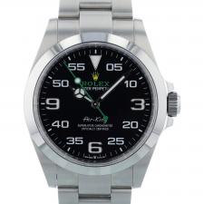 Gents Rolex Air King 126900 Stainless Steel case with Black dial