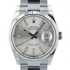 Gents Rolex DateJust 36 126234 Stainless Steel case with Silver dial