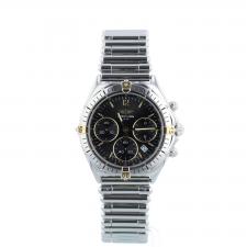 Gents Breitling Chronosextant B55046 Gold Plated Stainless Steel case with Black dial