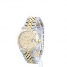Ladies Rolex DateJust 31 278273 18ct Yellow Gold Stainless Steel case with Champagne Diamond Set dial