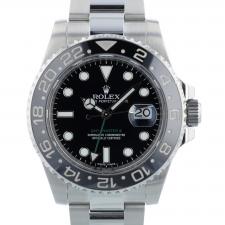 Gents Rolex GMT Master II 116710LN Stainless Steel case with Black dial