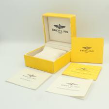 Gents Breitling Chronosextant B55046 Gold Plated Stainless Steel case with Black dial