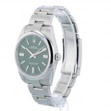 Gents Rolex Oyster Perpetual 41 124300 Steel case with Green dial