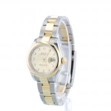 Ladies Rolex DateJust 279163 18ct Yellow Gold Stainless Steel case with Champagne Diamond Set dial