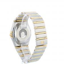 Gents Omega Constellation 12023000 18ct Yellow Gold Stainless Steel case with White dial