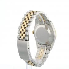 Gents Rolex Datejust 16233 18ct Yellow Gold Stainless Steel case with Champagne Diamond Set dial