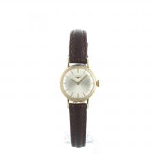 Ladies Longines Dress   9 CT case with Silver dial