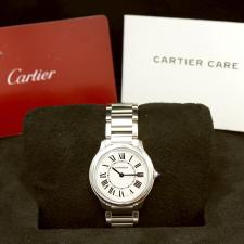 Ladies Cartier Ronde WSRN0033 Steel case with Silver dial