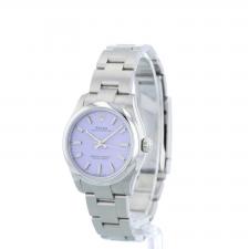 Ladies Rolex Oyster Perpetual 31 277200 Stainless Steel case with Lavender dial