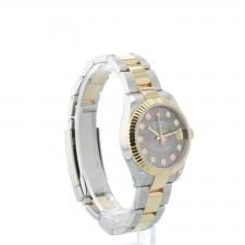 Ladies Rolex DateJust 278273 18ct Yellow Gold Stainless Steel case with MOP Diamond dial