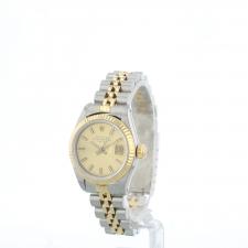 Ladies Rolex DateJust 69173 18ct Yellow Gold Stainless Steel case with Gilt dial