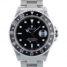 Gents Rolex GMT Master 16700 Stainless Steel case with Black dial