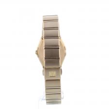 Ladies Omega Constellation 12350246063002 18ct Rose Gold case with Chocolate Diamond Set dial