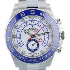 Gents Rolex Yacht-Master II 116680 Stainless Steel case with White dial