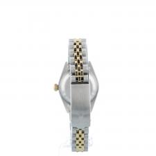 Ladies Rolex DateJust 69173 18ct Yellow Gold Stainless Steel case with Champagne Tapestry dial