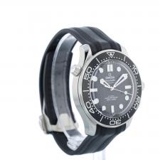 Gents Omega Seamaster 21032422001003 Steel case with Black Wave dial