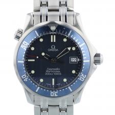 Gents Omega Seamaster 25618000 Steel case with Blue Wave dial