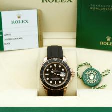 Gents Rolex Yacht-Master 40 116655 18ct Rose Gold case with Black dial