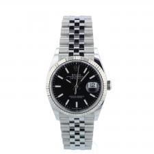 Gents Rolex DateJust 36 126234 Stainless Steel case with Black dial