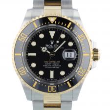 Gents Rolex Sea Dweller 126603 18ct Yellow Gold Stainless Steel case with Black dial