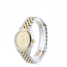 Ladies Rolex DateJust 31 278273 18ct Yellow Gold Stainless Steel case with Champagne Diamond Set dial