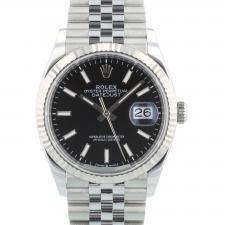 Gents Rolex DateJust 36 126234 Steel case with Black dial