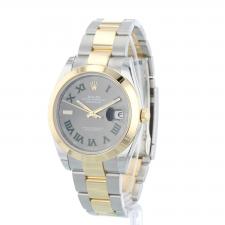 Gents Rolex Datejust 41 126303 18ct Yellow Gold   Stainless Steel case with Wimbledon dial
