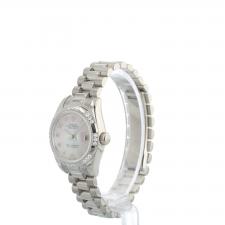 Ladies Rolex Datejust 179369 18ct White Gold case with White MOP dial