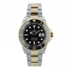 Gents Rolex Sea Dweller 126603 18ct Yellow Gold Stainless Steel case with Black dial