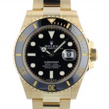 Gents Rolex Submariner Date 126618LN 18ct Yellow Gold case with Black dial
