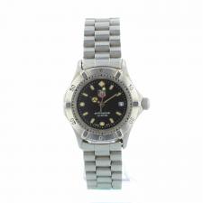 Ladies Tag Heuer Professional WE1410-R Steel case with Black dial