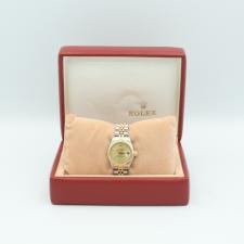 Ladies Rolex DateJust 69173 18ct Yellow Gold Stainless Steel case with Gilt dial
