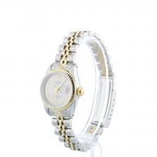 Ladies Rolex Datejust 69173 18ct Yellow Gold   Stainless Steel case with Silver dial