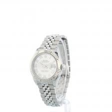 Ladies Rolex DateJust 28 279174 Stainless Steel case with Silver dial