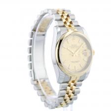 Gents Rolex DateJust 36 116203 18ct Yellow Gold Stainless Steel case with Gilt dial