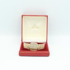 Gents Omega DeVille 1061 9 CT case with Gilt dial