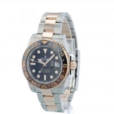 Gents Rolex GMT Master II 126711CHNR 18ct Rose Gold Stainless Steel case with Black dial